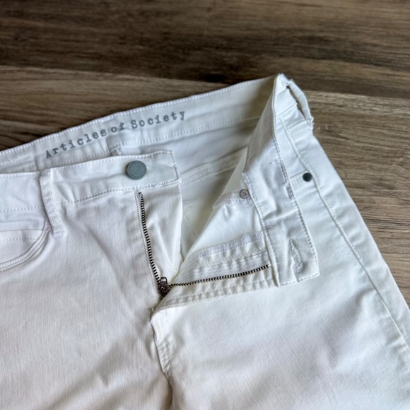 Articles of Society White Skinny Casual Pocket Stretch Jeans Size 27 - Picture 3 of 12
